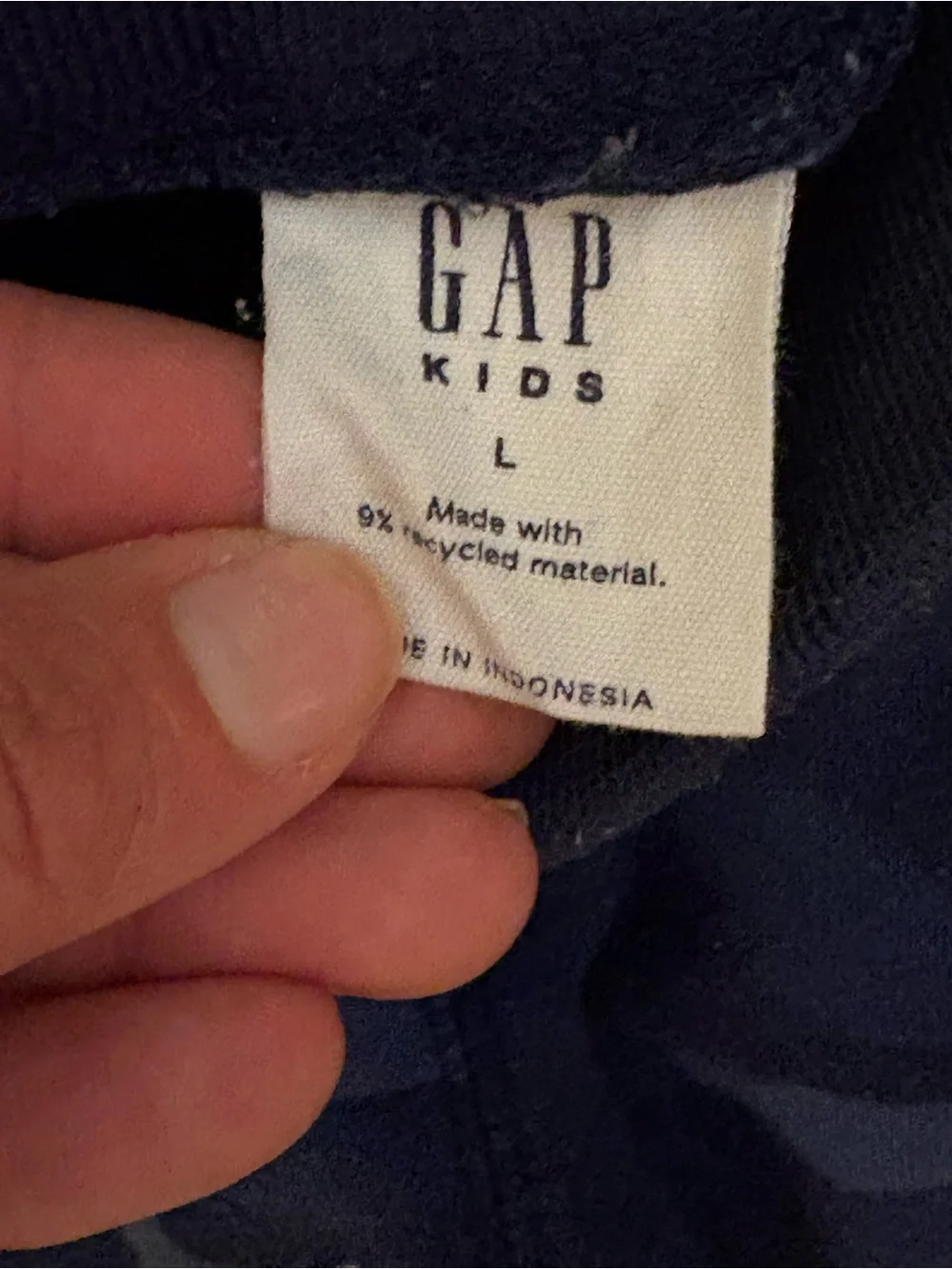 GAP Boys Navy Blue Camo Sweatpants